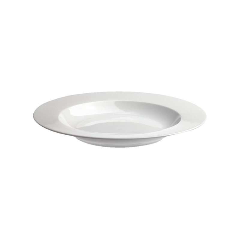 Assiette creuse blanche Ø225mm ''RESTAURANT