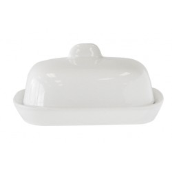 Mini Beurrier porcelaine blanche 8/7/4 cm